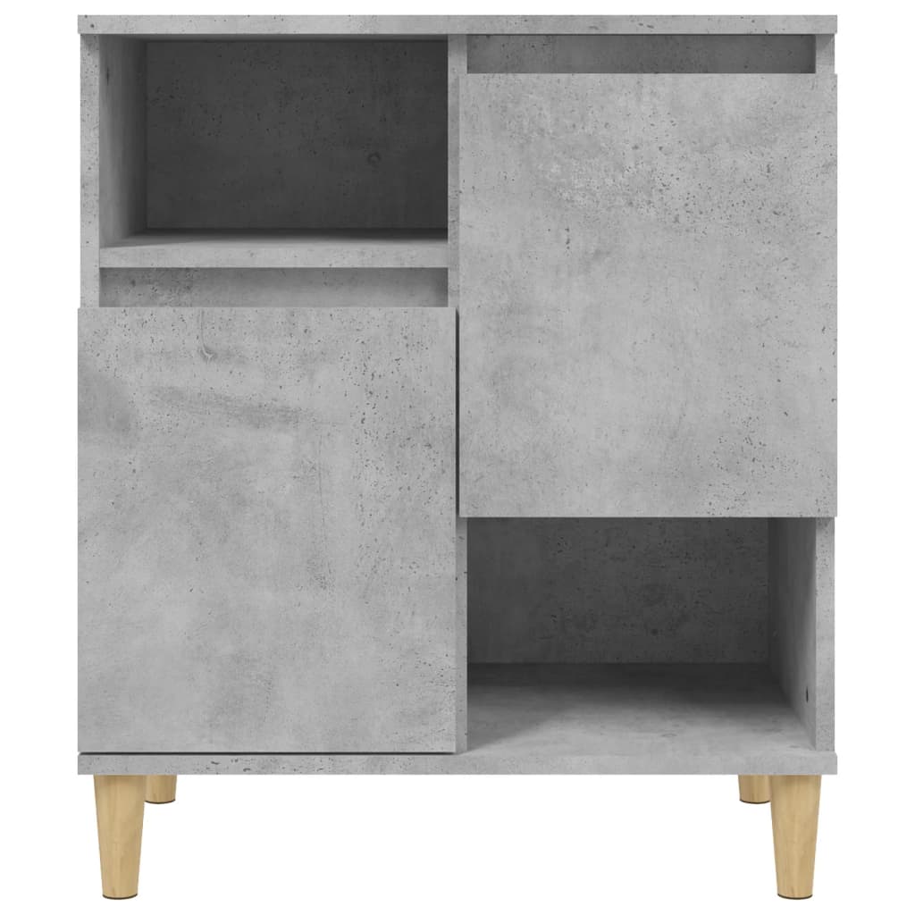 Buffets 2 pcs gris béton 60x35x70 cm bois d'ingénierie - XIOS