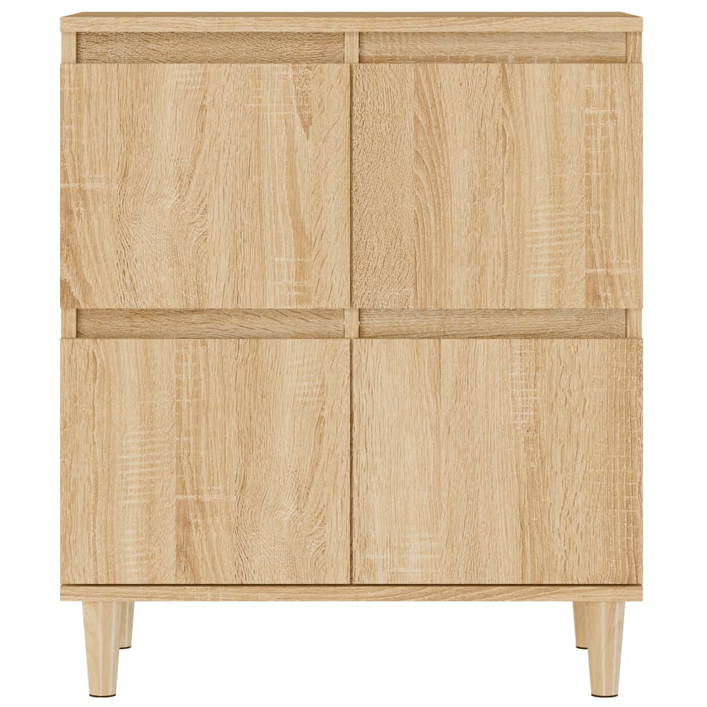 Buffets 2 pcs chêne sonoma 60x35x70 cm bois d'ingénierie - XIOS