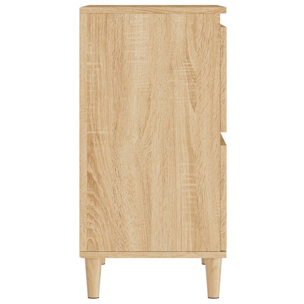 Buffets 2 pcs chêne sonoma 60x35x70 cm bois d'ingénierie - XIOS