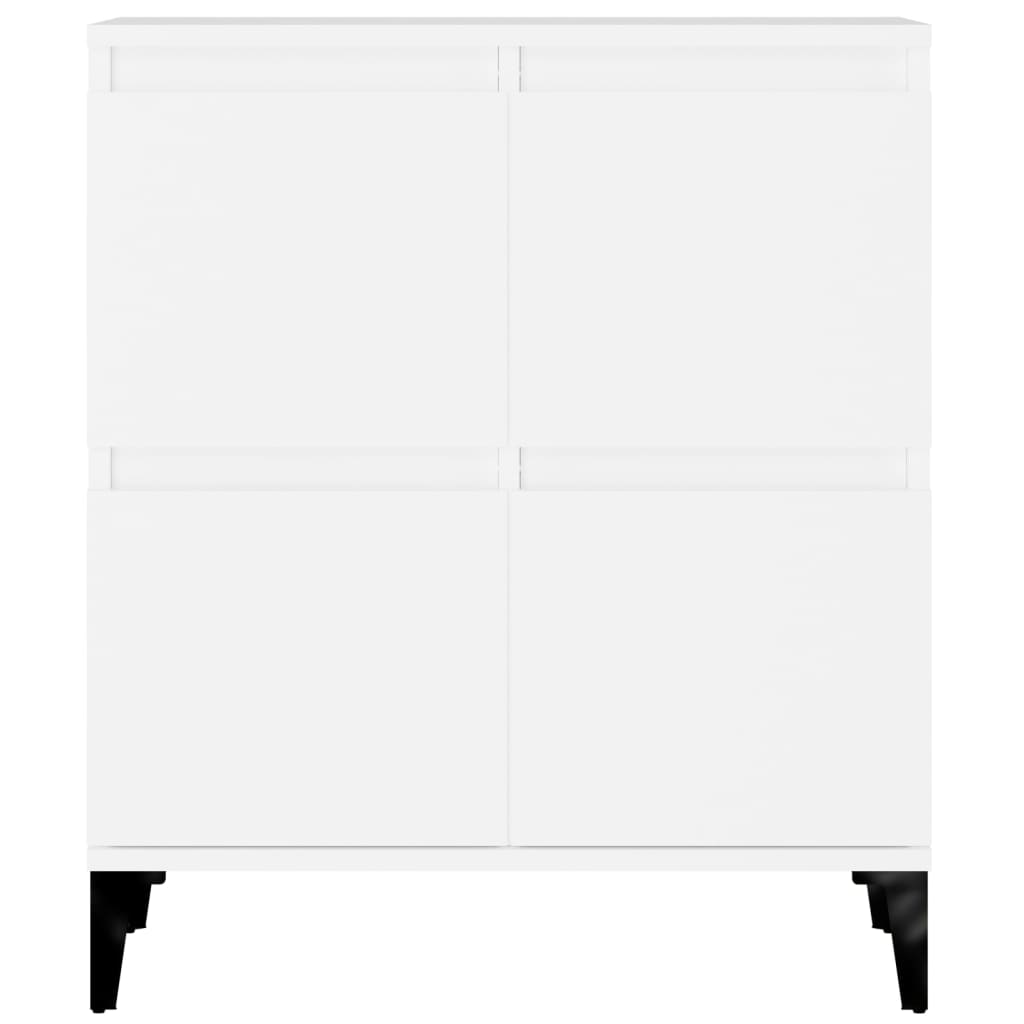 Buffets 2 pcs blanc 60x35x70 cm bois d'ingénierie - XIOS