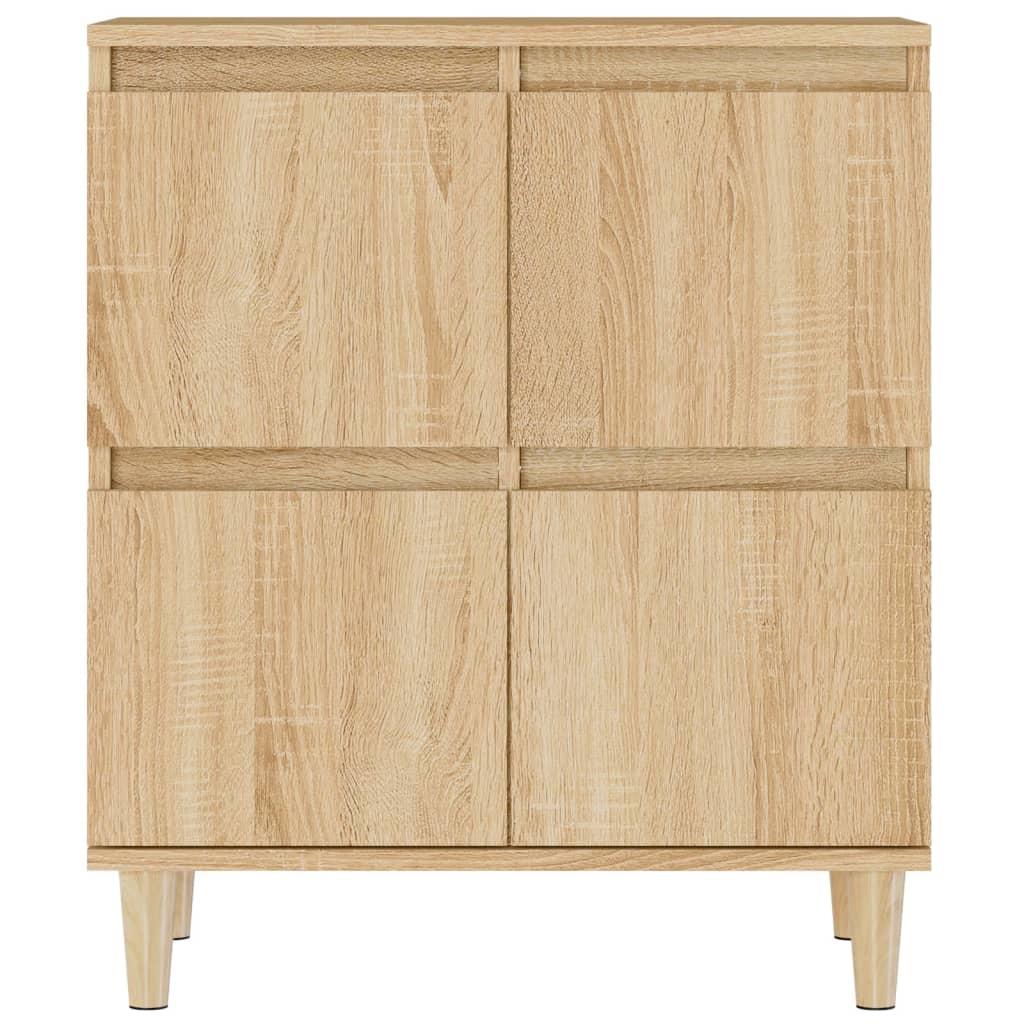 Buffets 3 pcs chêne sonoma 60x35x70 cm bois d'ingénierie - XIOS