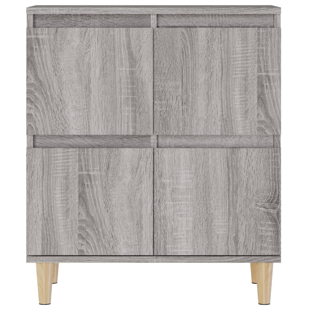 Buffets 3 pcs sonoma gris 60x35x70 cm bois d'ingénierie - XIOS