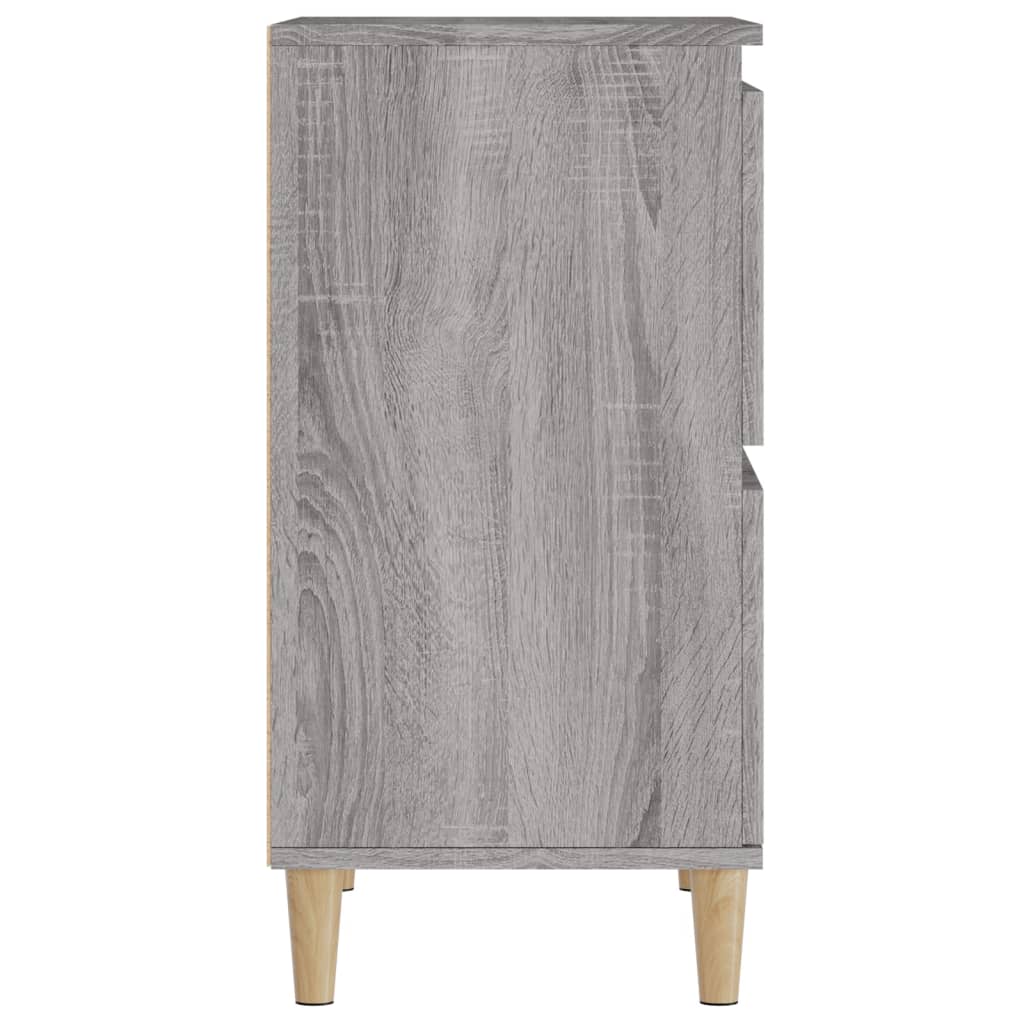 Buffets 3 pcs sonoma gris 60x35x70 cm bois d'ingénierie - XIOS