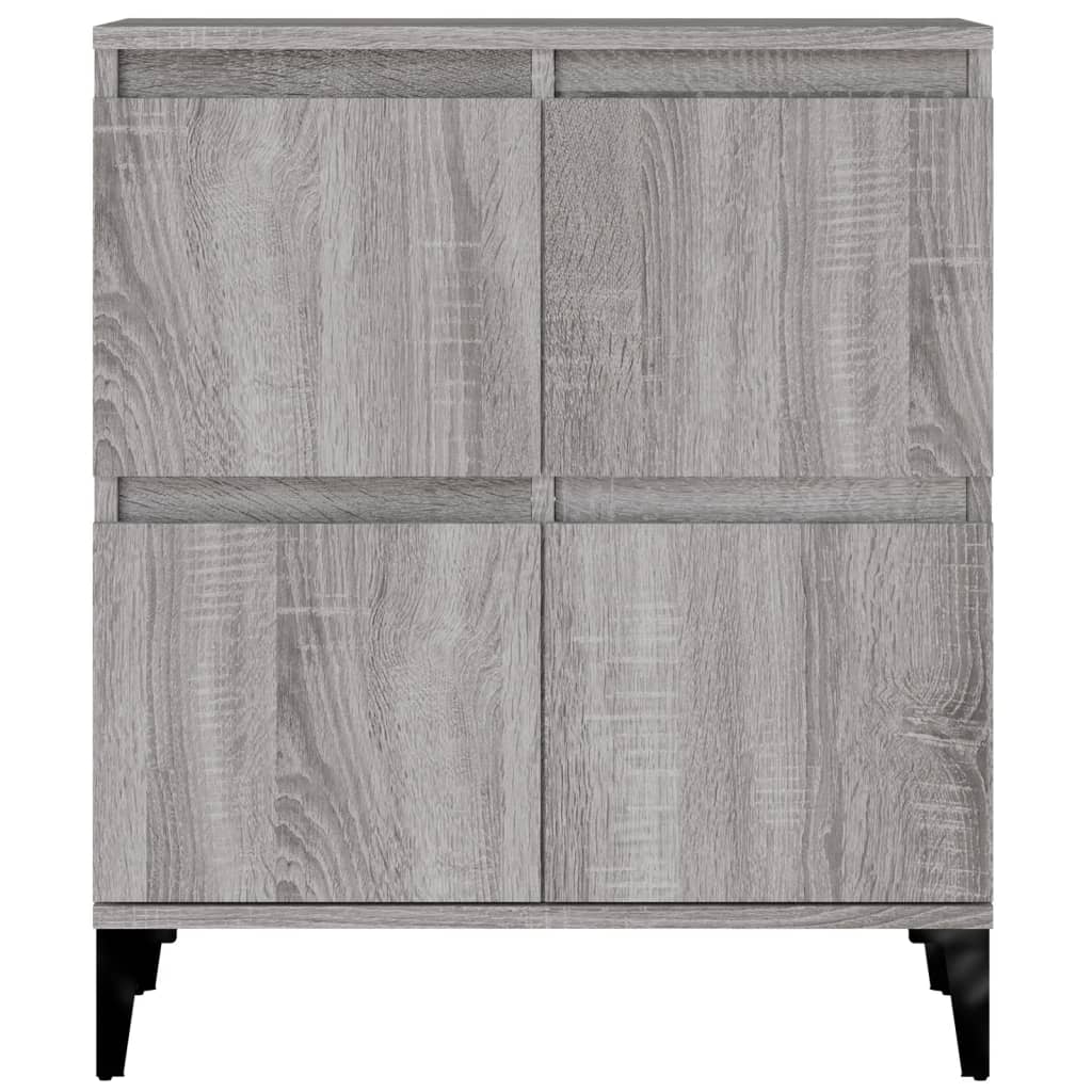 Buffets 3 pcs sonoma gris 60x35x70 cm bois d'ingénierie - XIOS