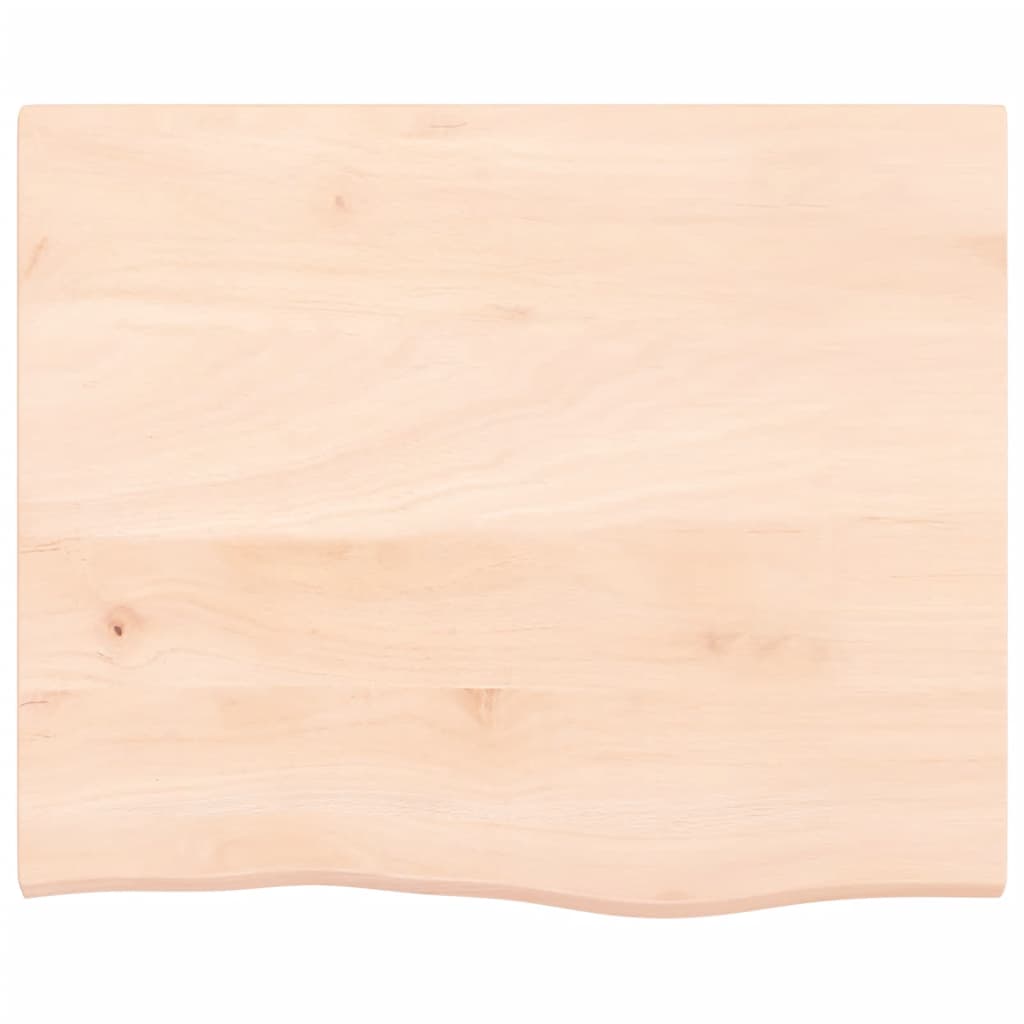 Dessus de table 60x50x2 cm bois de chêne massif non traité - XIOS