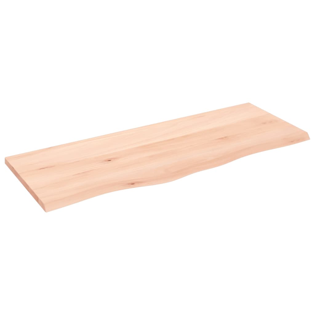 Dessus de table 100x40x2 cm bois de chêne massif non traité - XIOS
