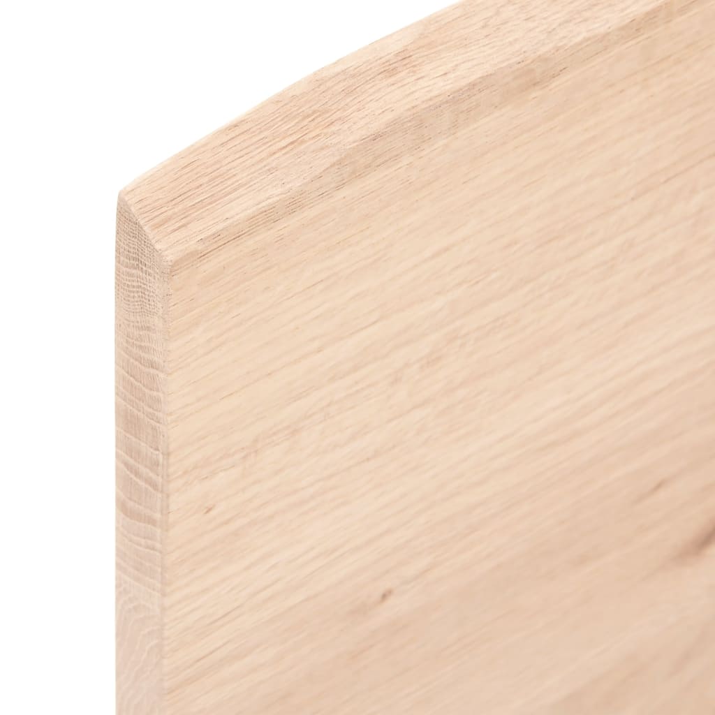Dessus de table 100x40x2 cm bois de chêne massif non traité - XIOS