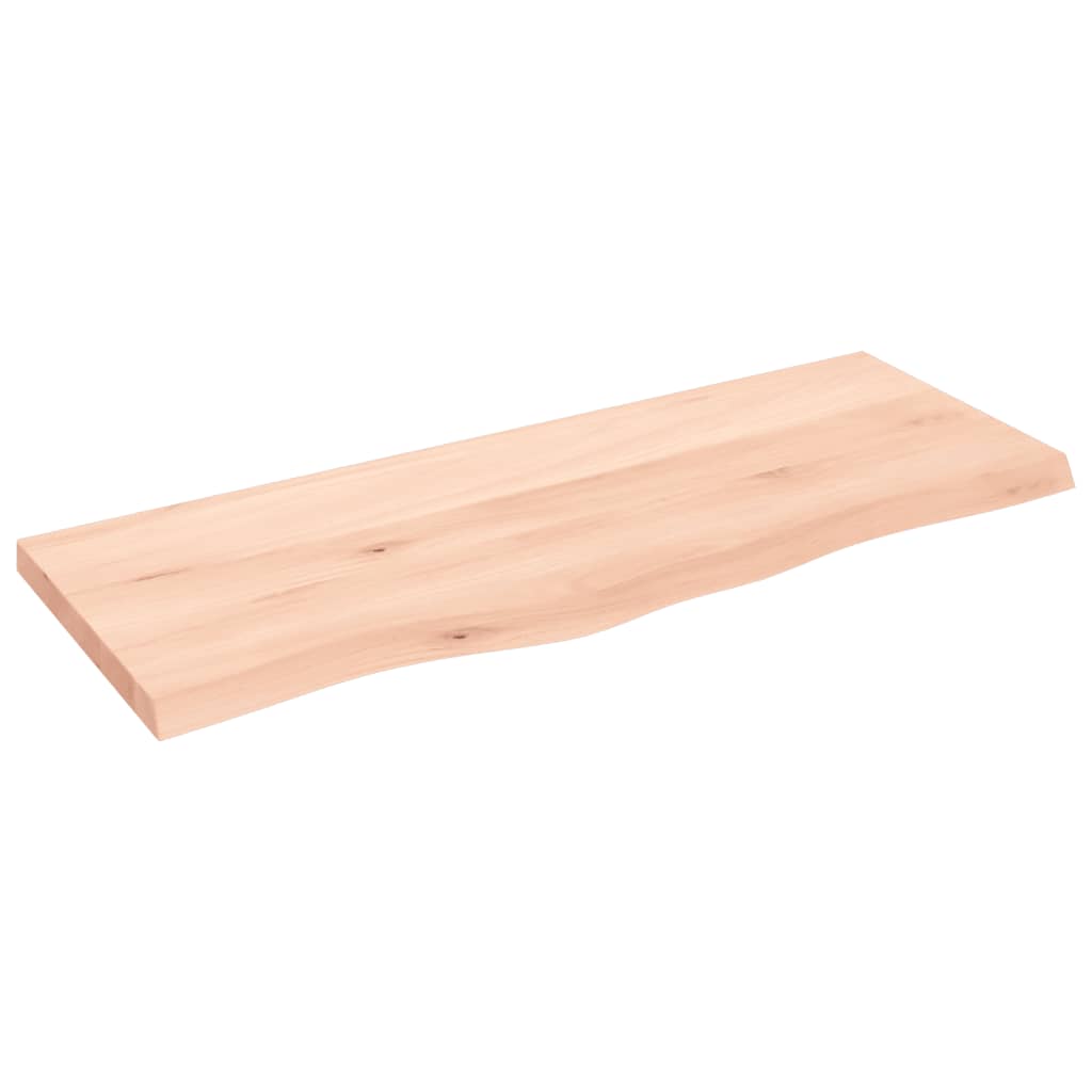 Dessus de table 100x40x(2-4) cm bois de chêne massif non traité - XIOS