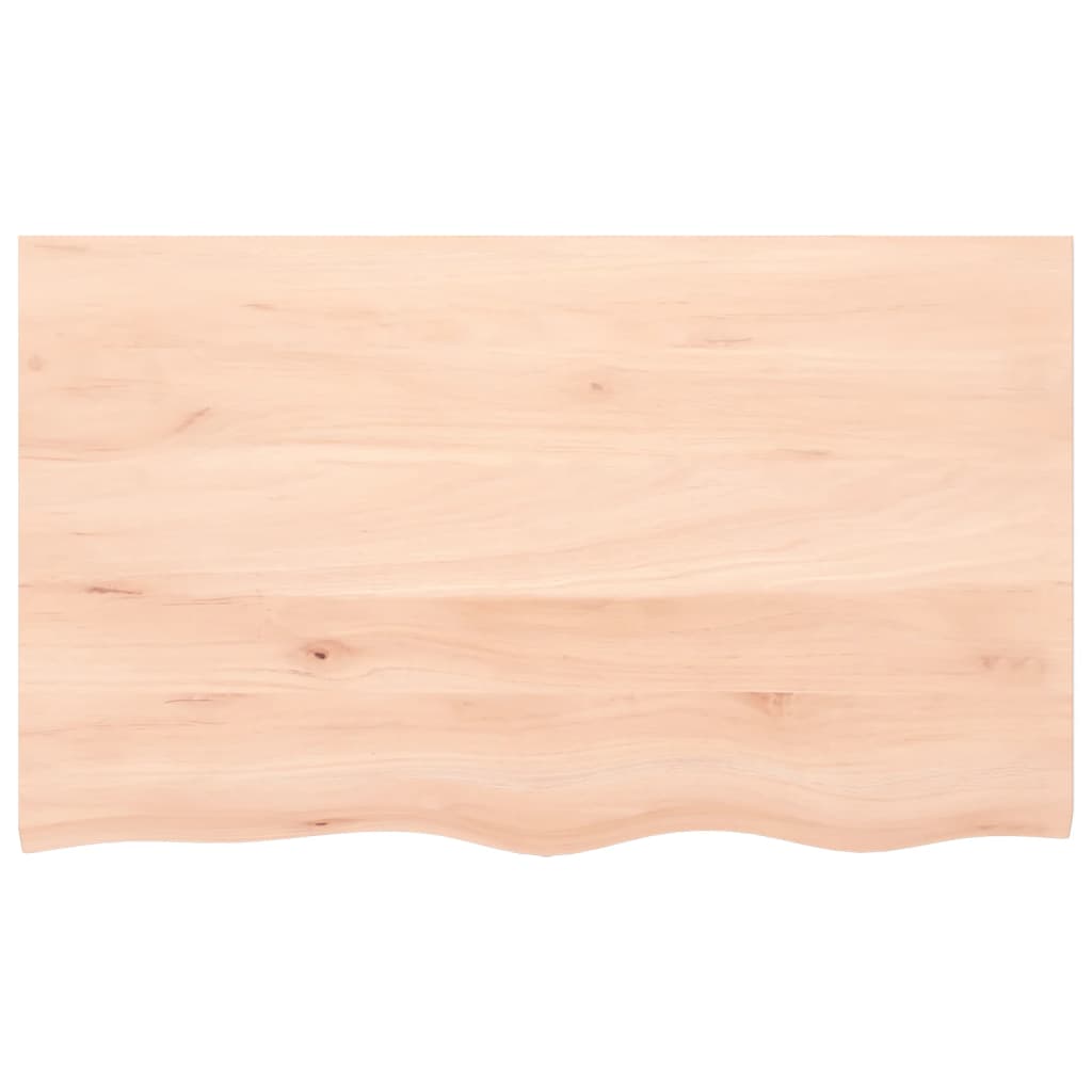 Dessus de table 100x60x2 cm bois de chêne massif non traité - XIOS
