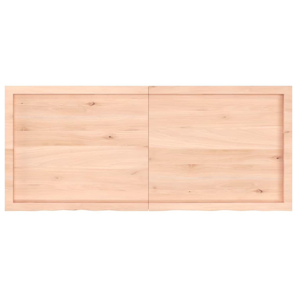 Dessus de table 140x60x(2-4) cm bois de chêne massif non traité - XIOS