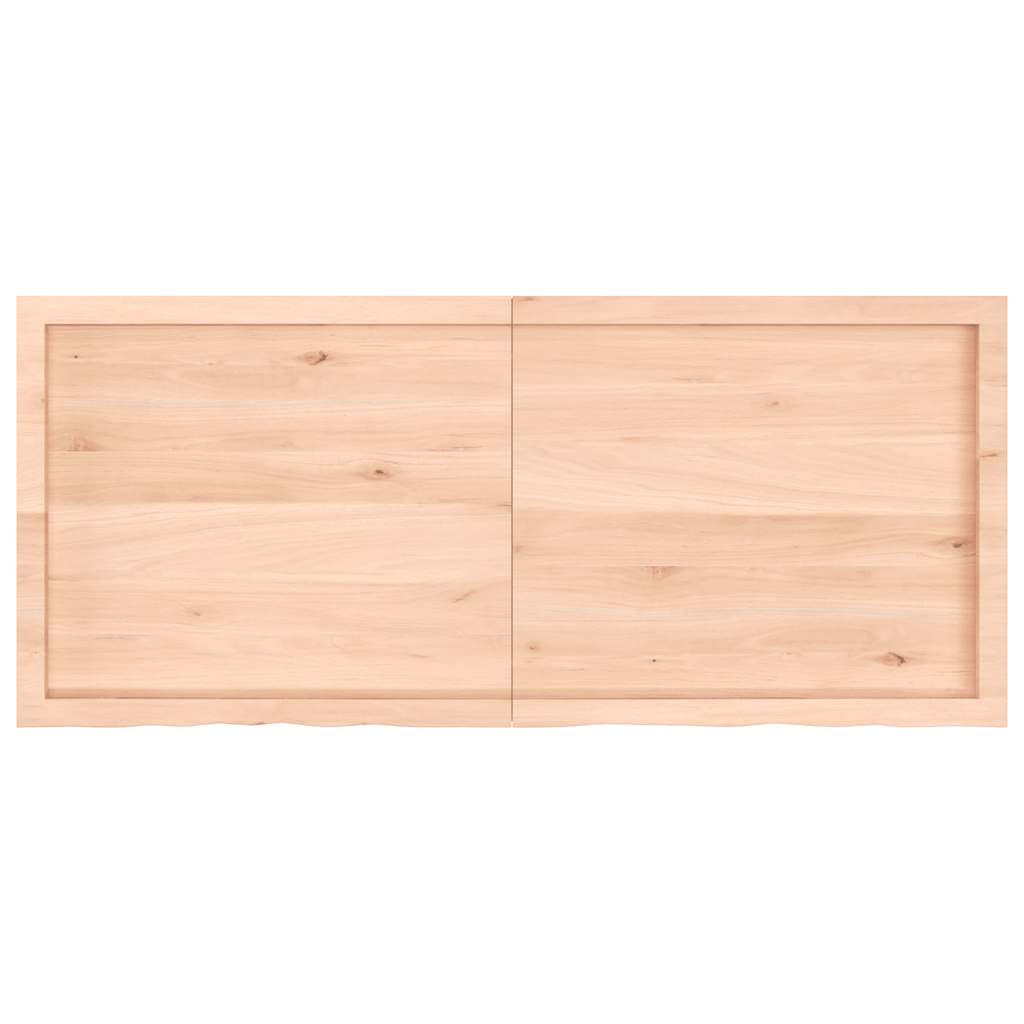 Dessus de table 140x60x(2-6) cm bois de chêne massif non traité - XIOS