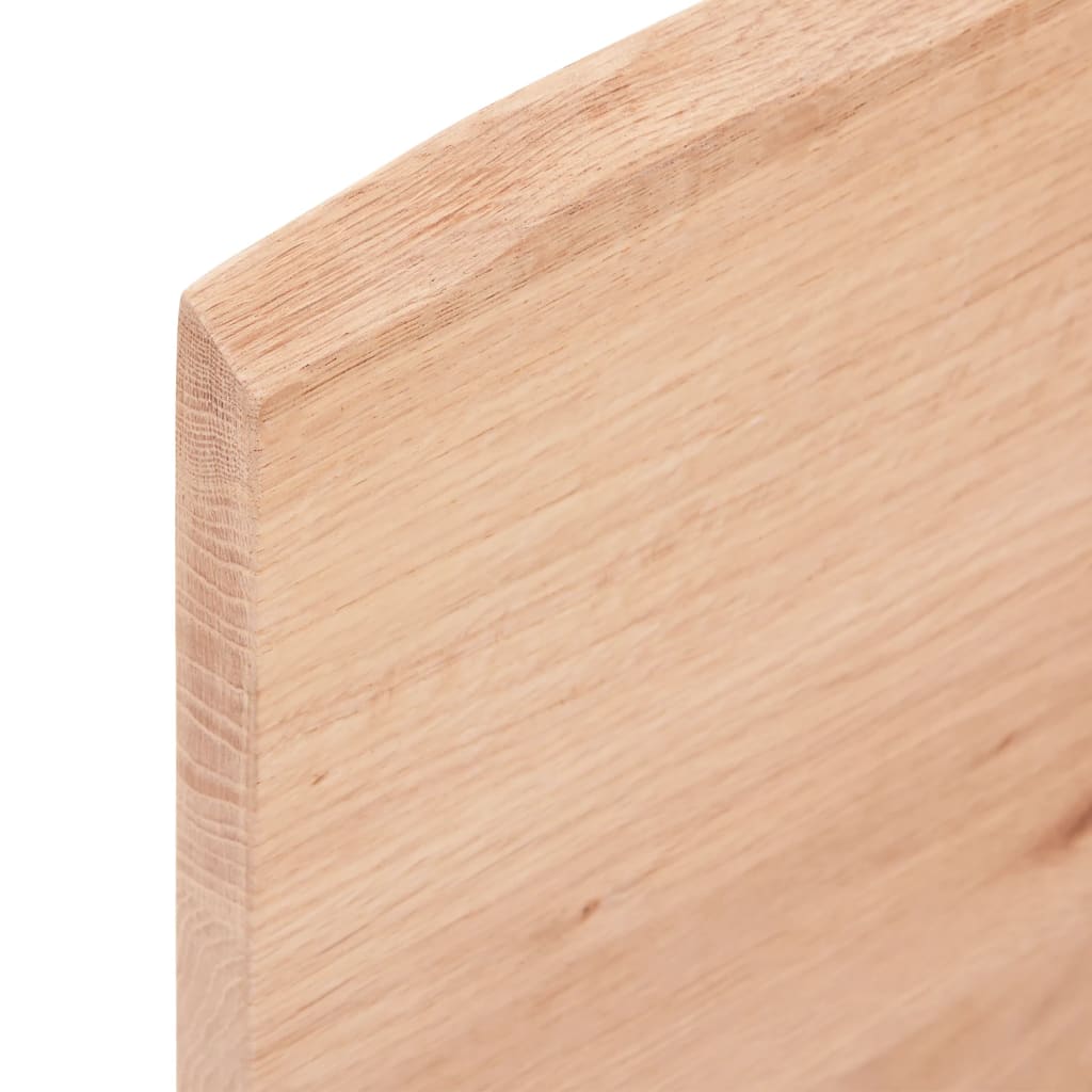 Dessus de table marron clair 60x50x2 cm bois chêne traité - XIOS