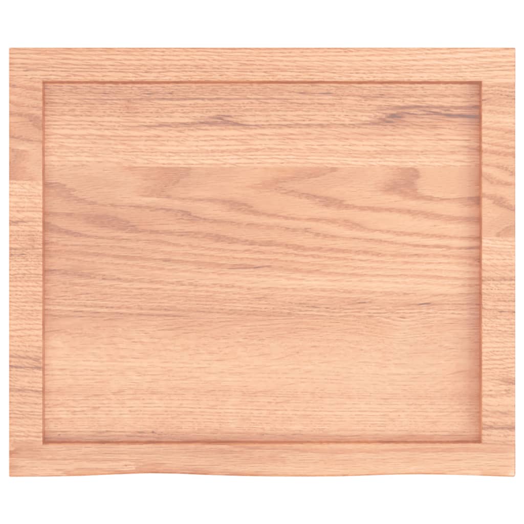 Dessus de table marron clair bois chêne massif traité - XIOS