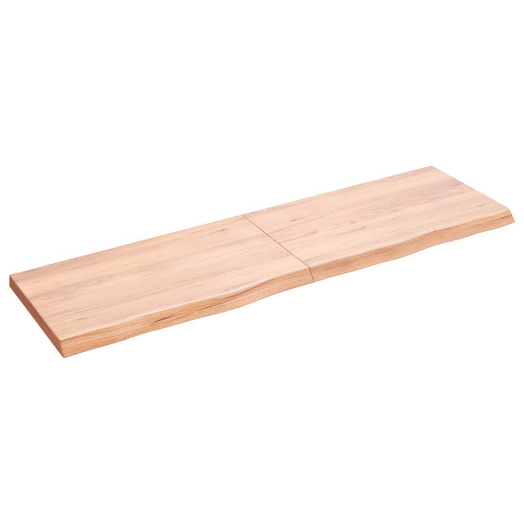 Dessus de table marron clair bois chêne massif traité - XIOS