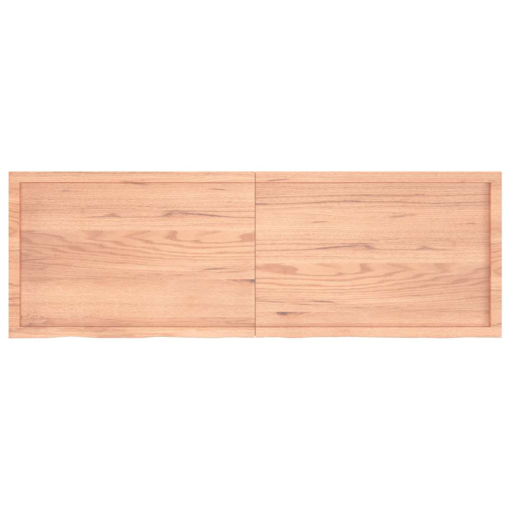 Dessus de table marron clair bois chêne massif traité - XIOS