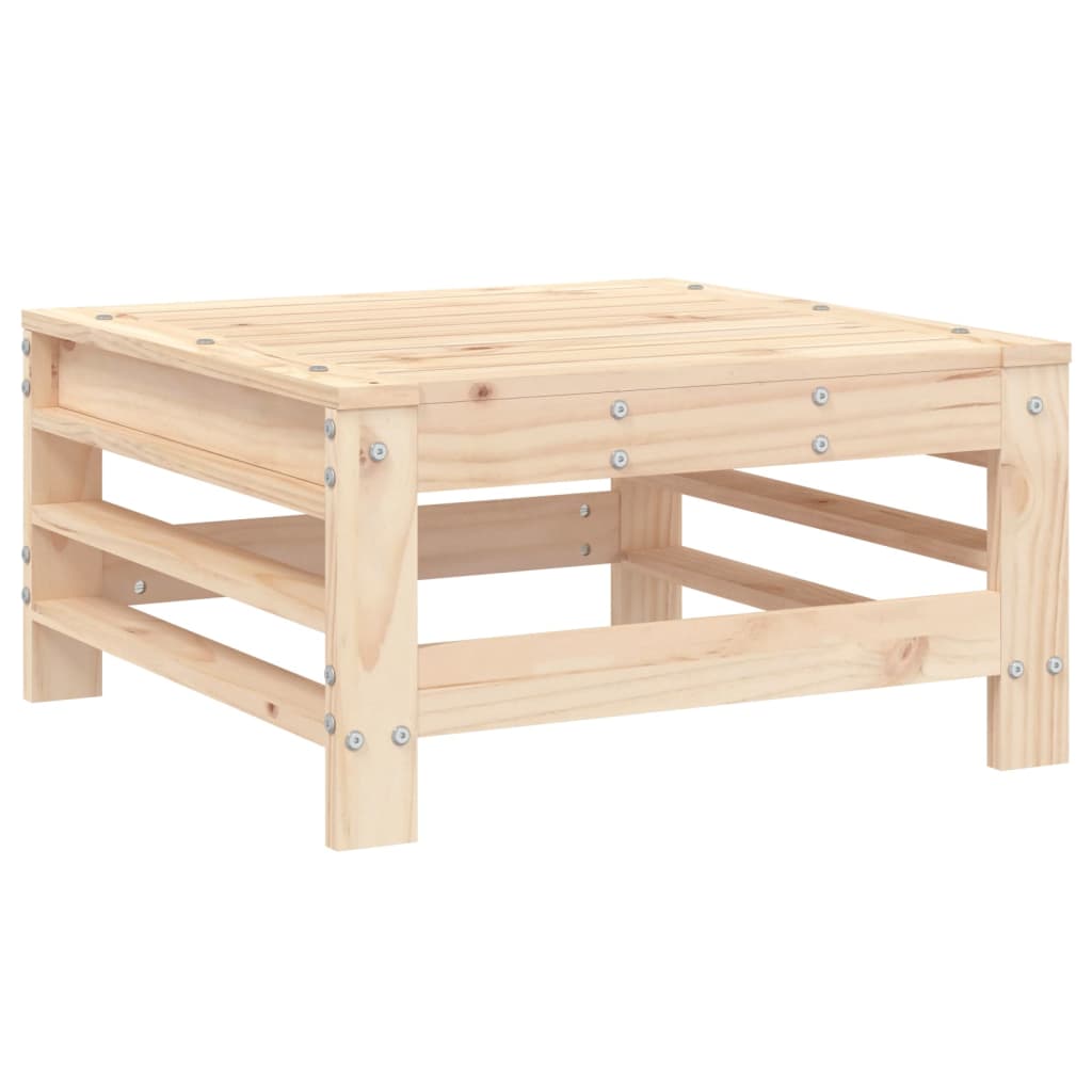 Salon de jardin 7 pcs Bois de pin massif