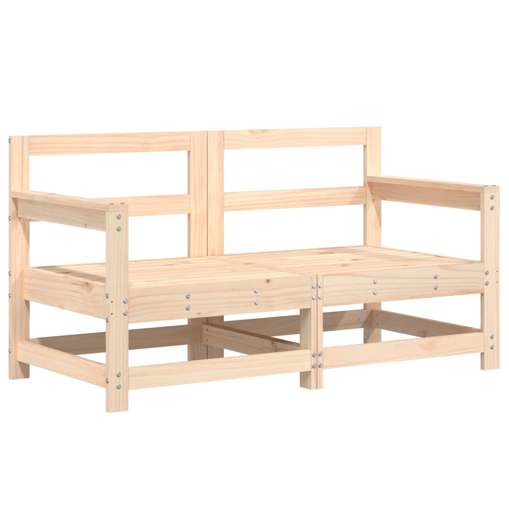 Salon de jardin 7 pcs Bois de pin massif