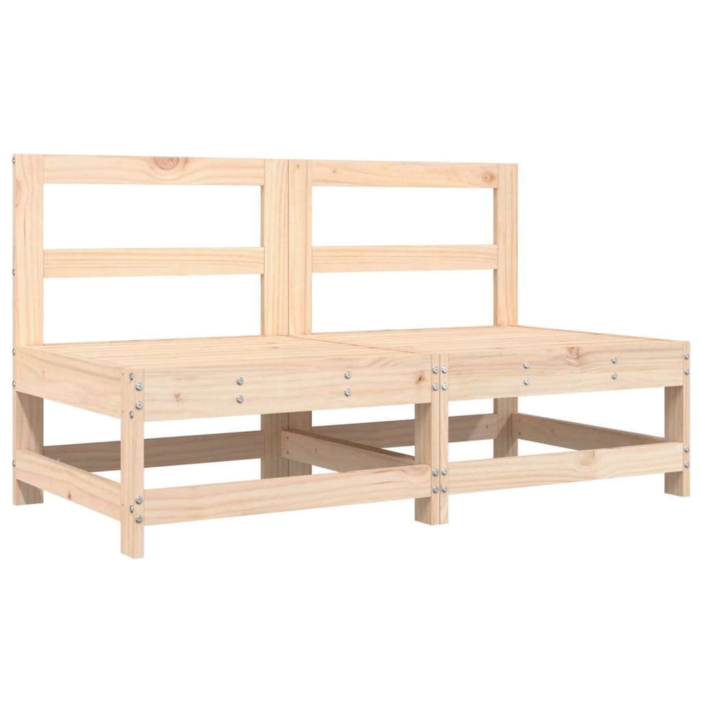 Salon de jardin 6 pcs Bois de pin massif
