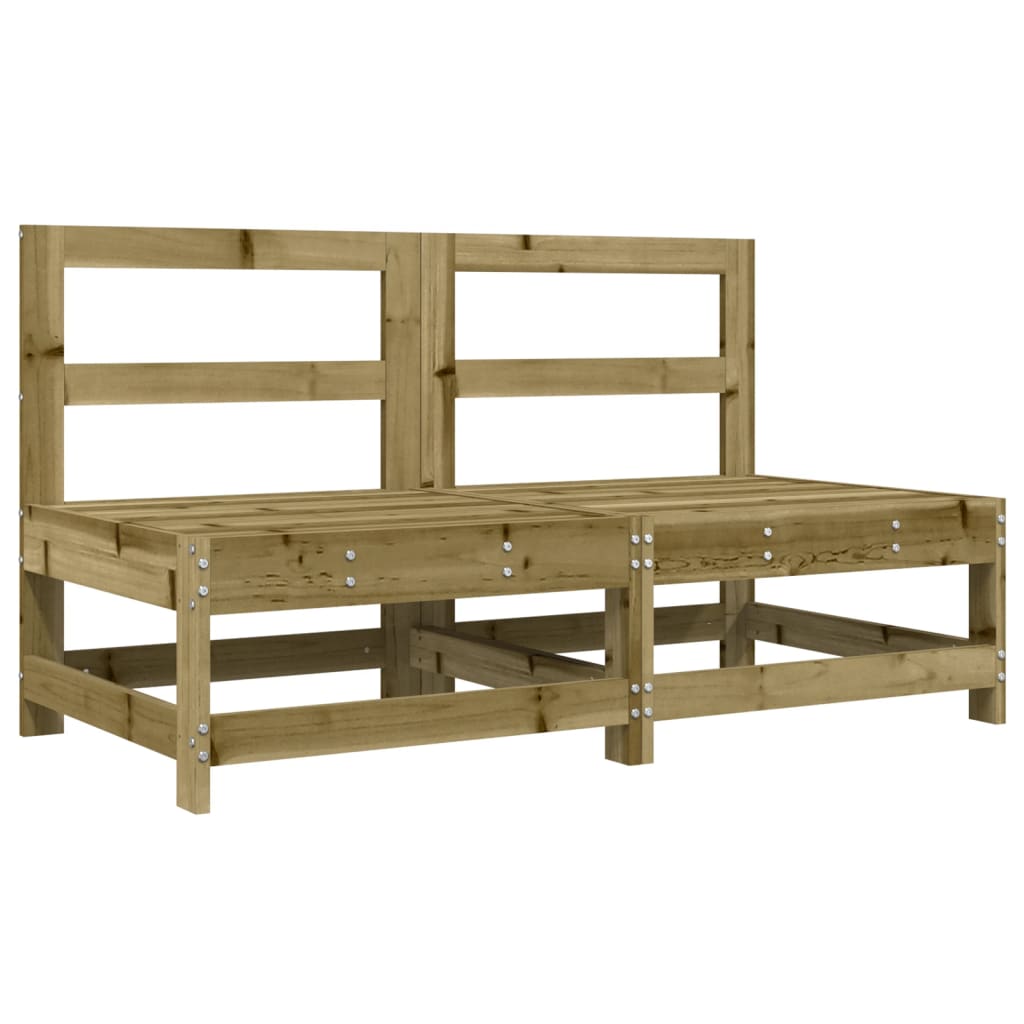 Salon de jardin 6 pcs bois de pin imprégné