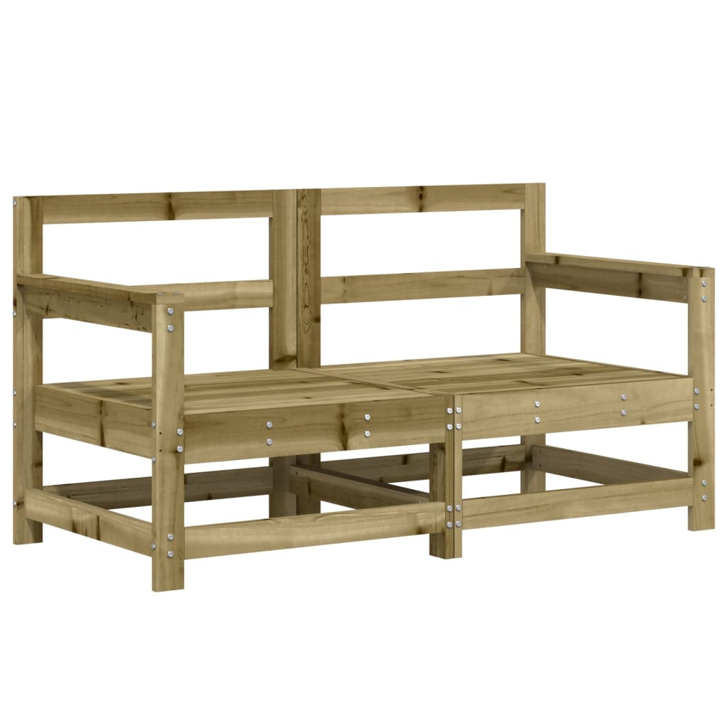 Salon de jardin 6 pcs bois de pin imprégné