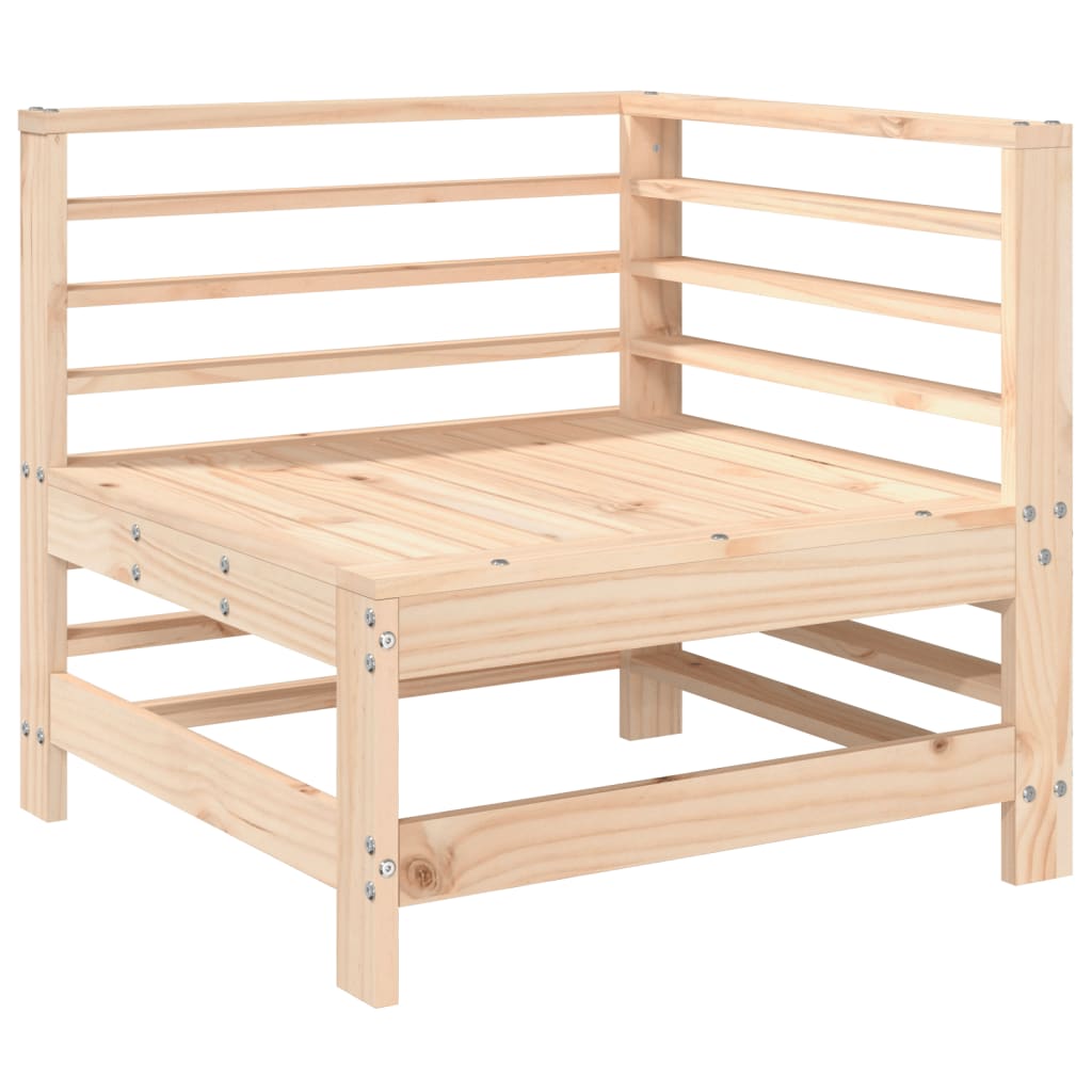 Salon de jardin 4 pcs bois massif de pin