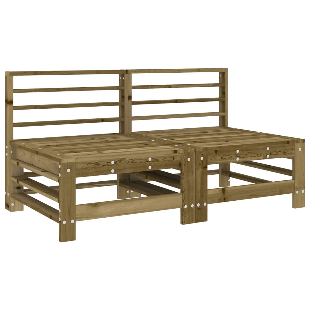 Salon de jardin 4 pcs bois de pin imprégné
