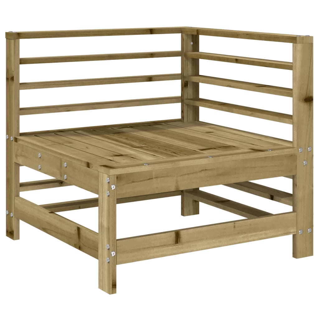 Salon de jardin 4 pcs bois de pin imprégné