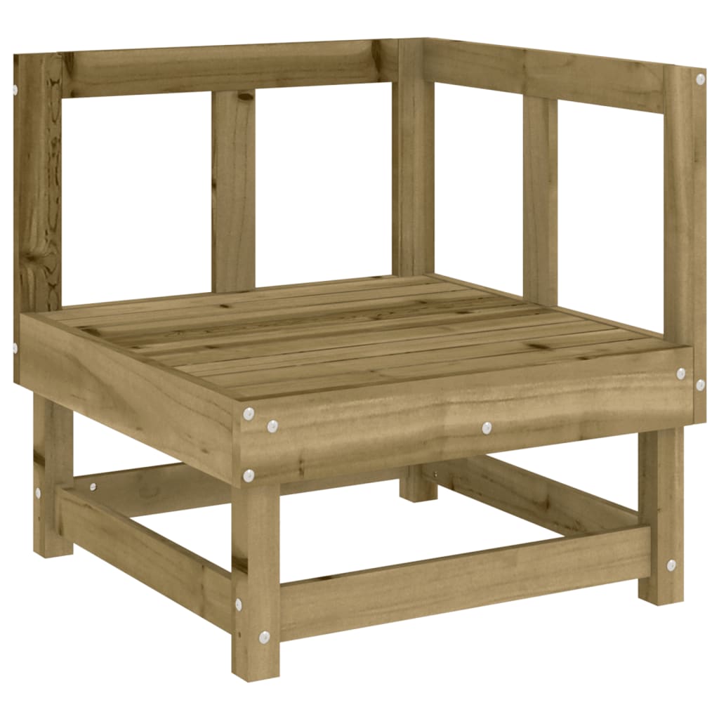 Salon de jardin 5 pcs bois de pin imprégné