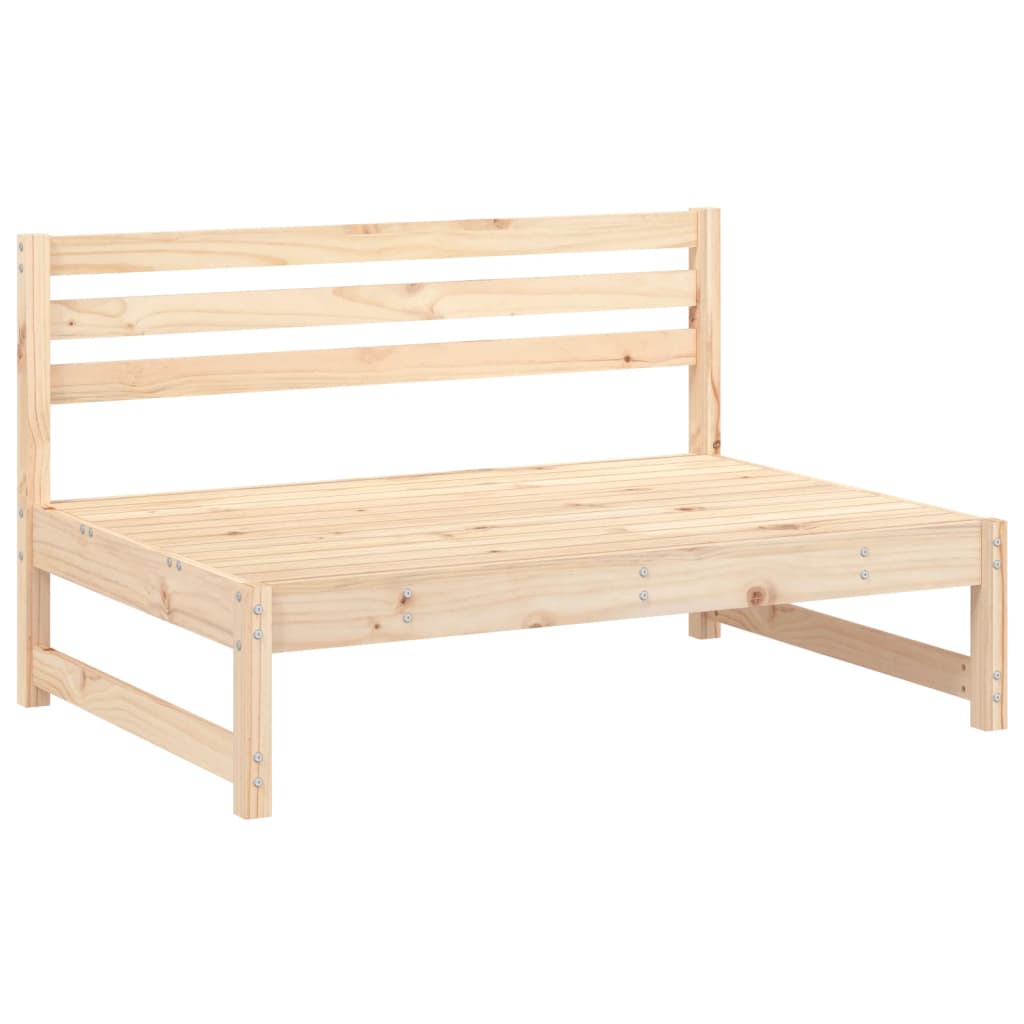 Salon de jardin 5 pcs bois massif de pin