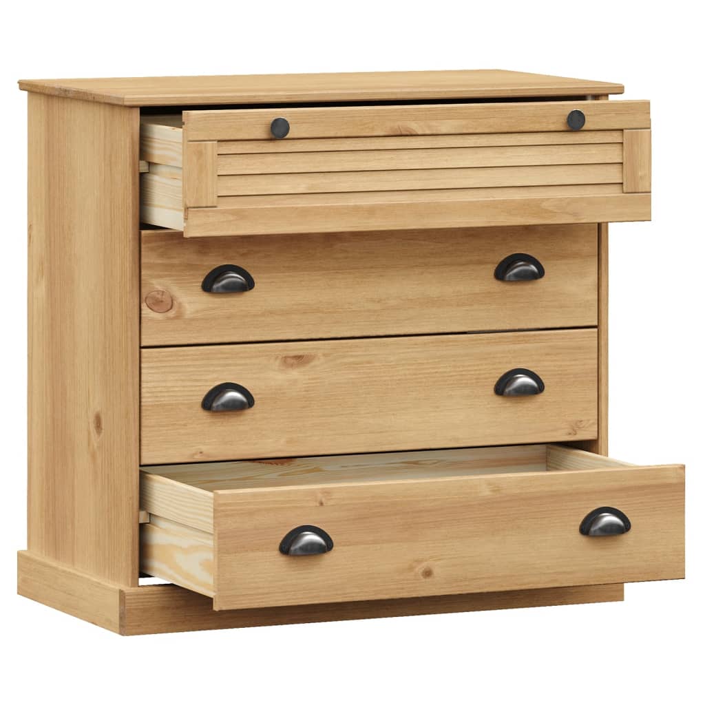 Commode VIGO 80x40x76 cm bois massif de pin Commodes vidaXL