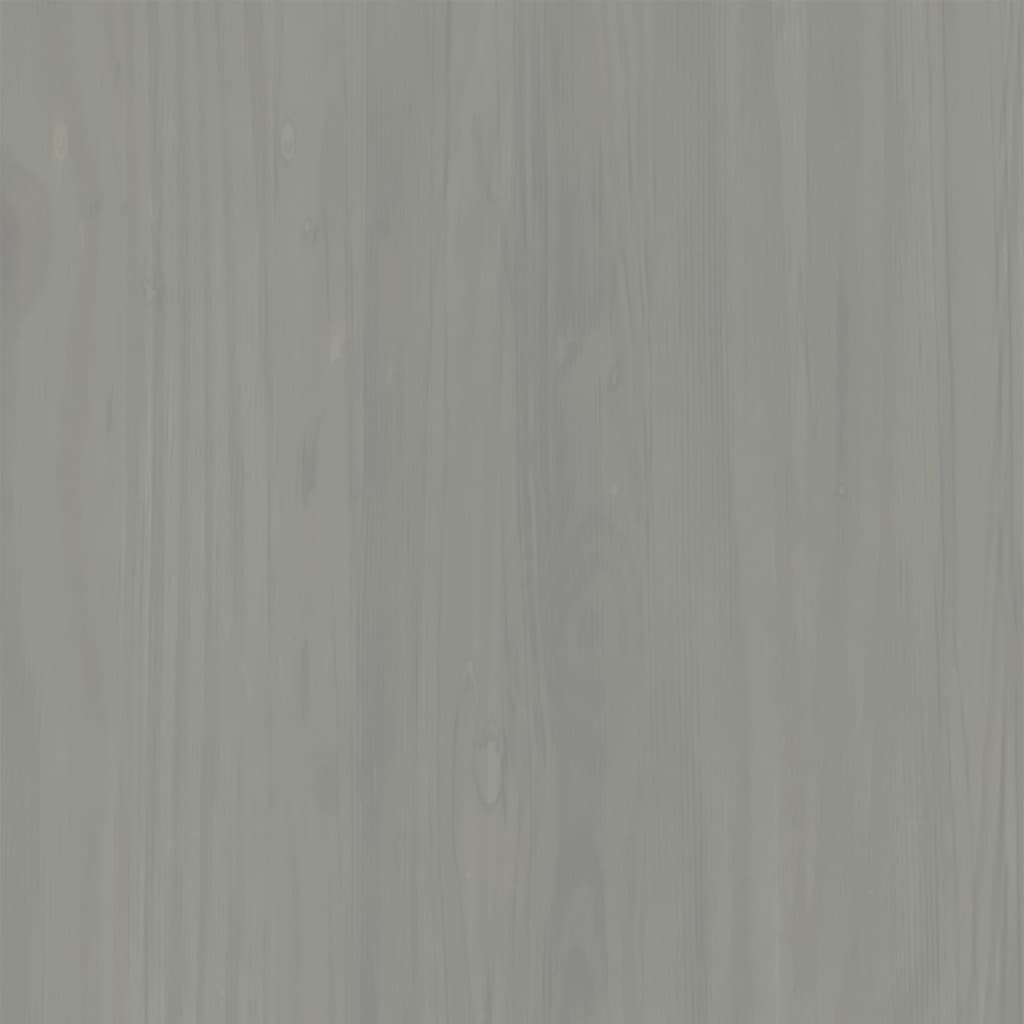 Commode VIGO gris 80x40x76 cm bois massif de pin Commodes vidaXL