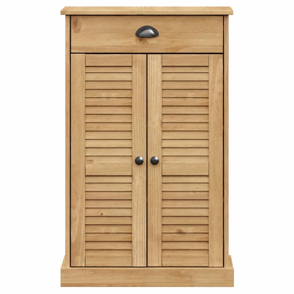 Armoire à chaussures VIGO 60x35x96 cm bois massif de pin - XIOS