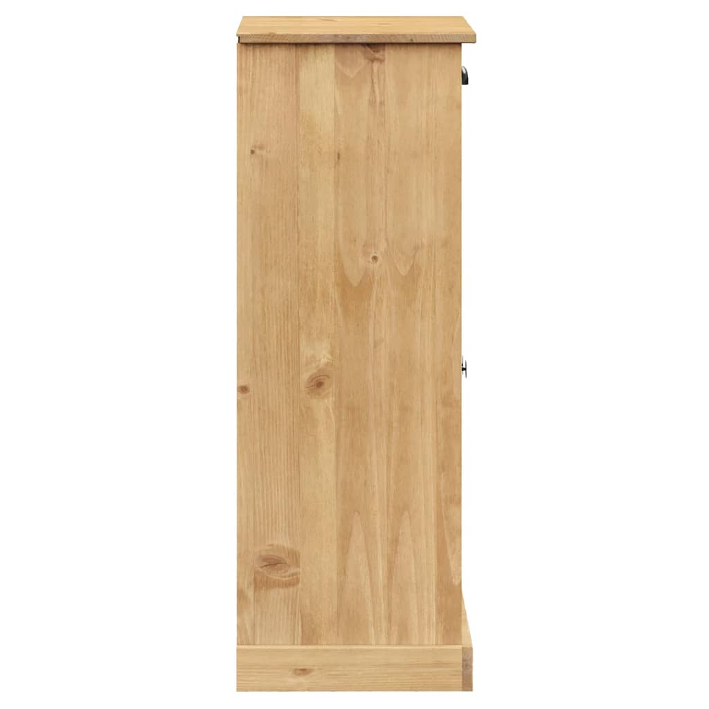 Armoire à chaussures VIGO 60x35x96 cm bois massif de pin - XIOS
