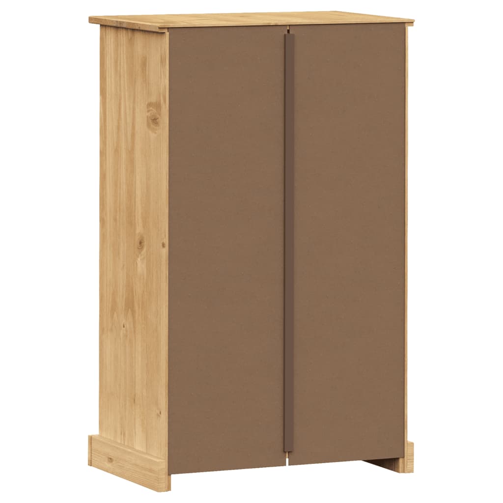 Armoire à chaussures VIGO 60x35x96 cm bois massif de pin - XIOS