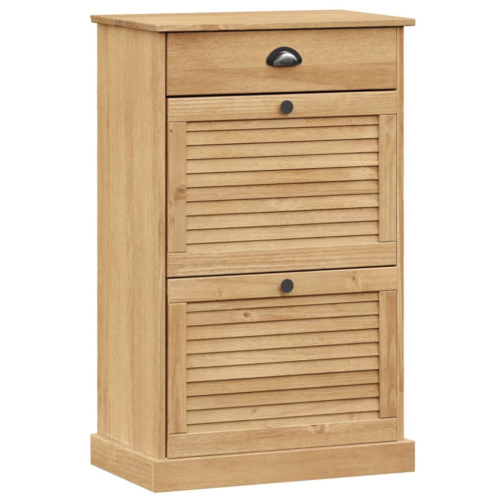 Armoire à chaussures VIGO 60x35x96 cm bois massif de pin - XIOS