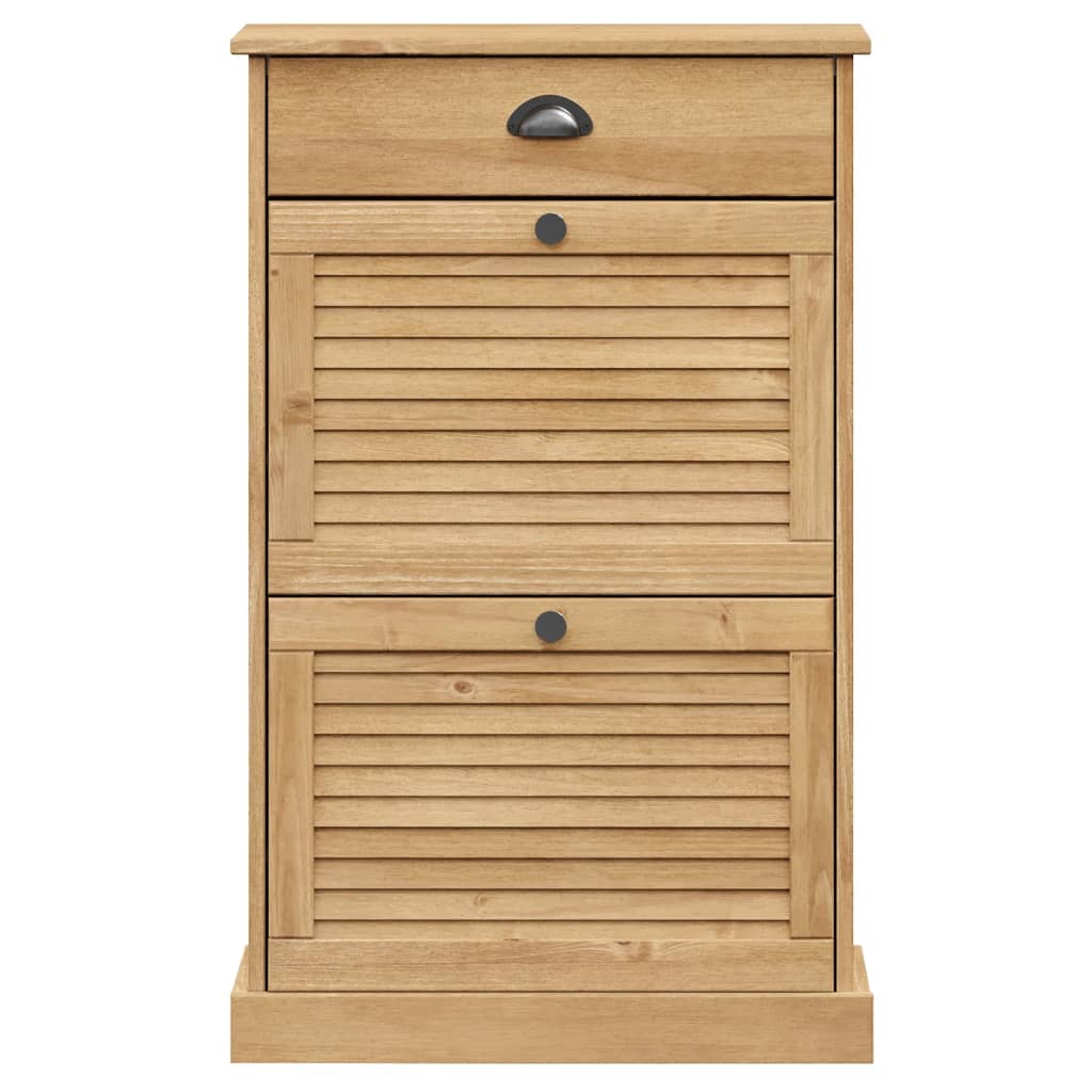Armoire à chaussures VIGO 60x35x96 cm bois massif de pin - XIOS