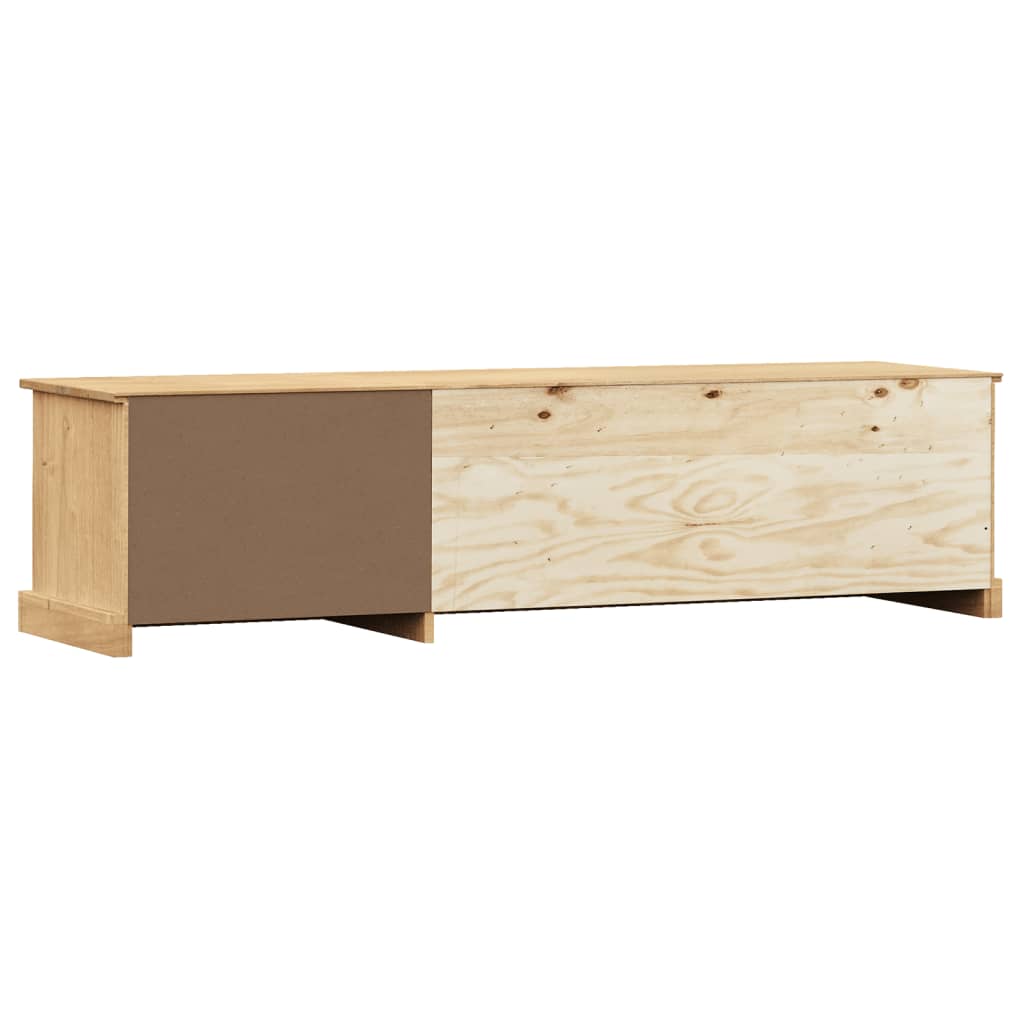 Meuble TV VIGO 156x40x40 cm bois massif de pin - XIOS
