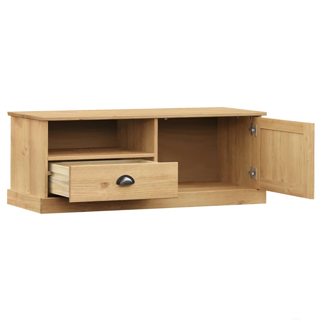 Meuble TV VIGO 106x40x40 cm bois massif de pin - XIOS