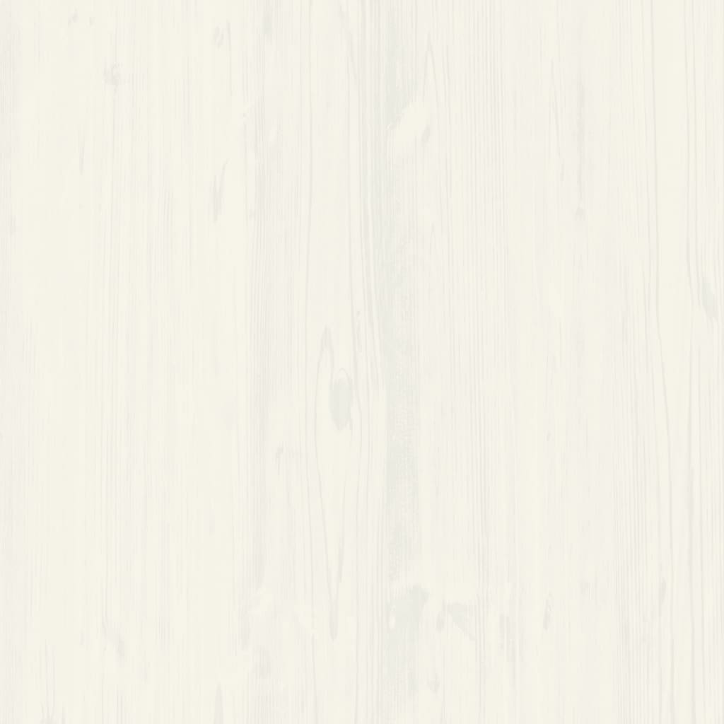 Meuble TV VIGO blanc 106x40x40 cm bois massif de pin - XIOS