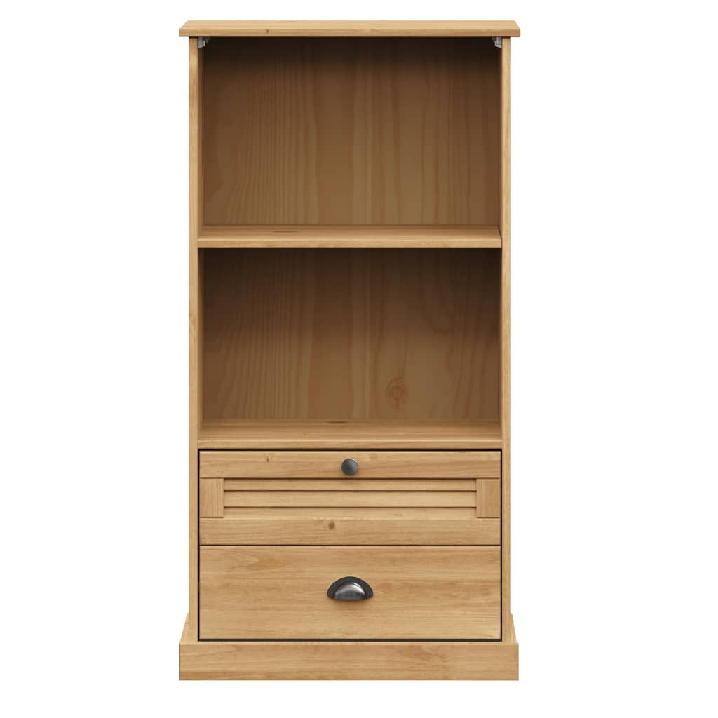 Bibliothèque VIGO 60x35x114,5 cm bois massif de pin - XIOS