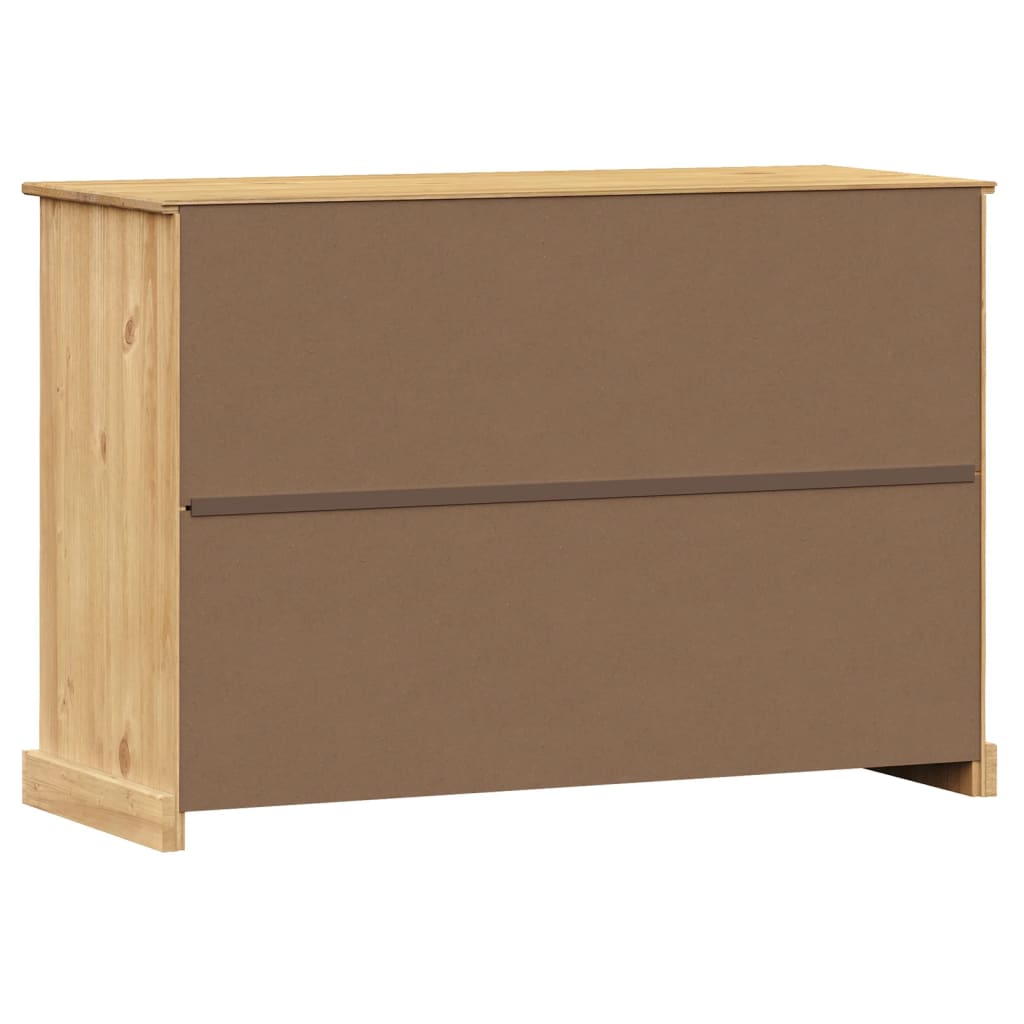 Buffet avec tiroirs VIGO 113x40x75 cm bois massif de pin
