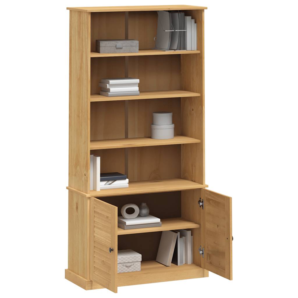 Bibliothèque VIGO 85x35x170 cm bois massif de pin - XIOS