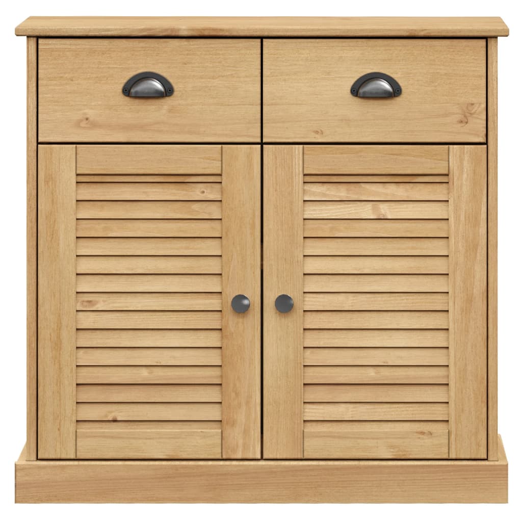 Buffet avec tiroirs VIGO 78x40x75 cm bois massif de pin
