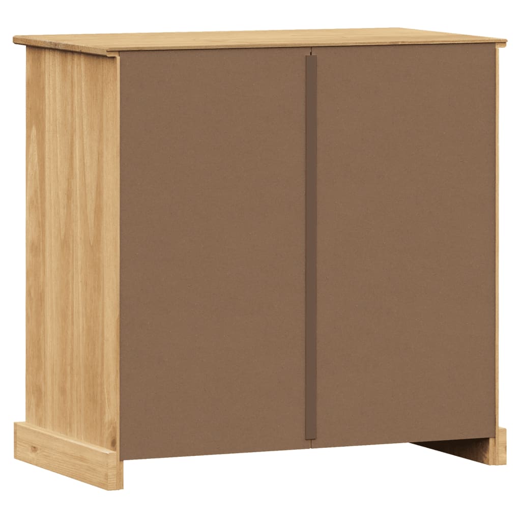 Buffet avec tiroirs VIGO 78x40x75 cm bois massif de pin