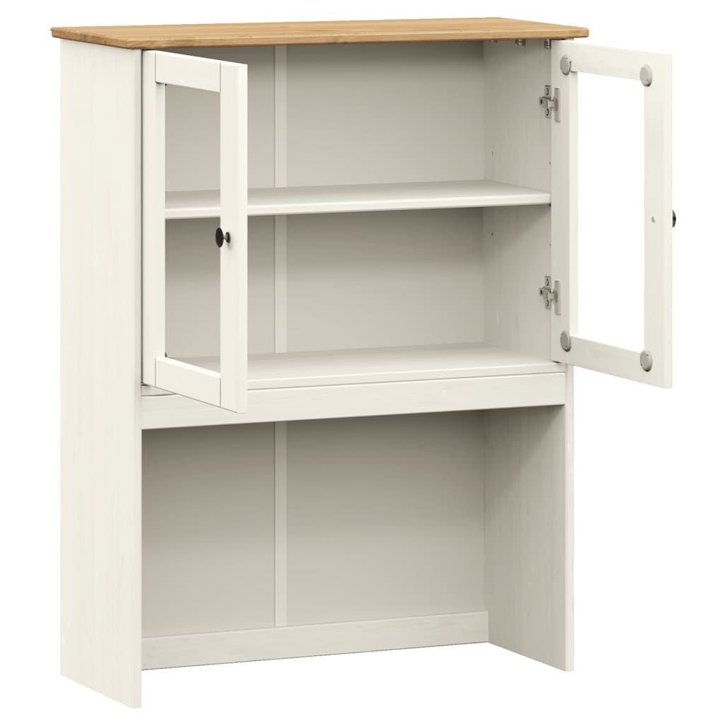 Dessus de commode VIGO blanc 78x30x100 cm bois massif de pin - XIOS
