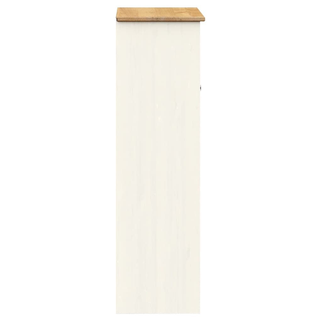 Dessus de commode VIGO blanc 78x30x100 cm bois massif de pin - XIOS