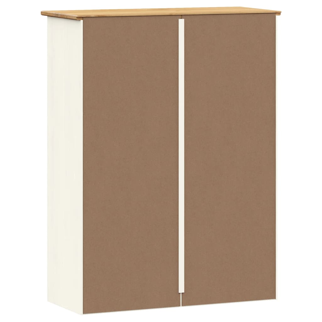 Dessus de commode VIGO blanc 78x30x100 cm bois massif de pin - XIOS