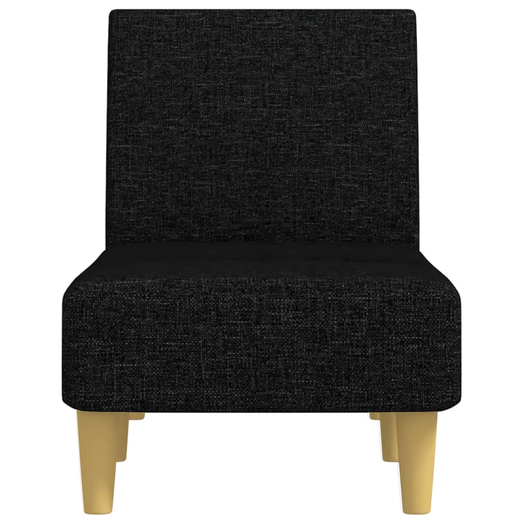 Chaise longue noir tissu - XIOS