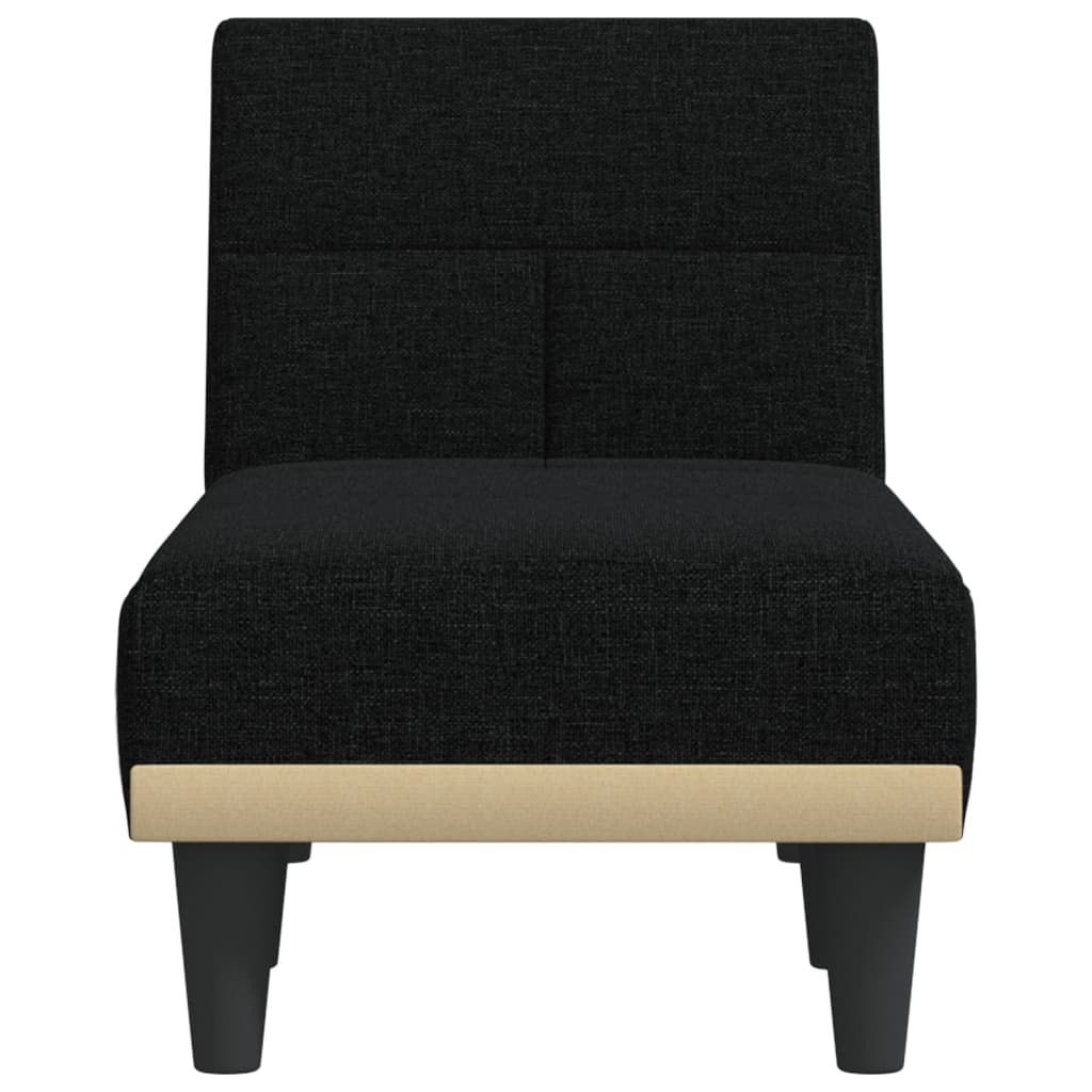 Chaise longue noir tissu - XIOS
