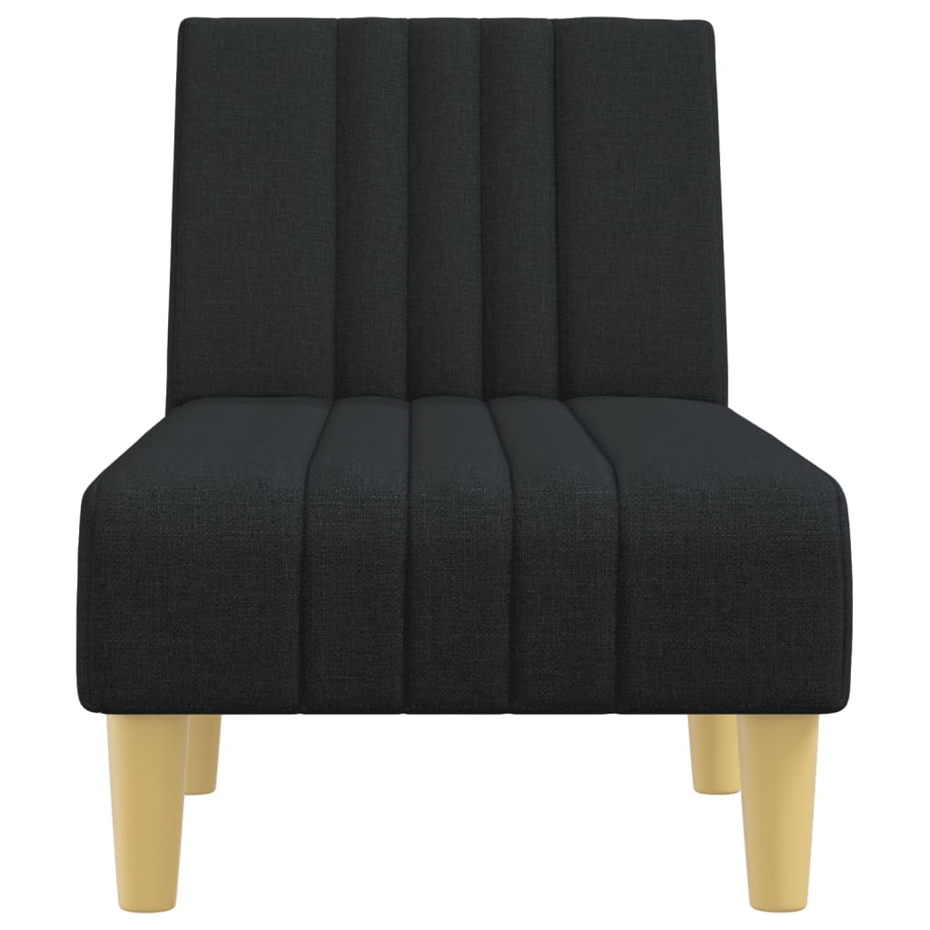 Chaise longue noir tissu - XIOS